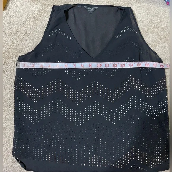 GUESS Mesh Top Size S - Picture 6 of 7